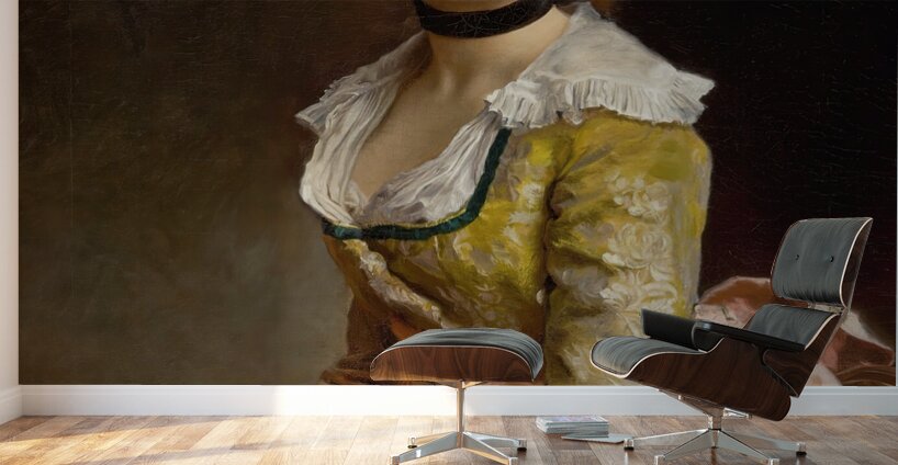 Portrait Of An Artist [1886] by Gustave Jean Jacquet [1846–1909] Wall Murals