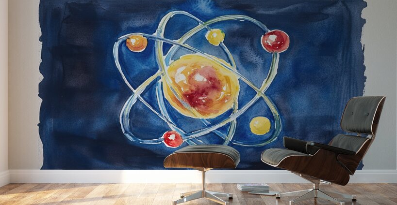 Atomic Orbit Dance 29HBCJ 45 Wall Murals