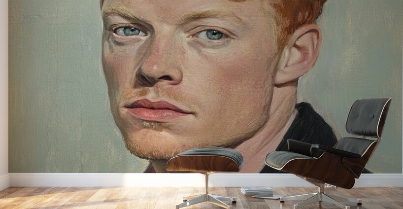 Auburn Gaze Portrait H92N5Z 58 Wall Murals