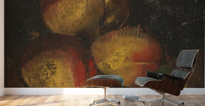 Nature Morte Aux Trois Peches Et A La Poire [1871] by Gustave Courbet [1819–1877] Wall Murals