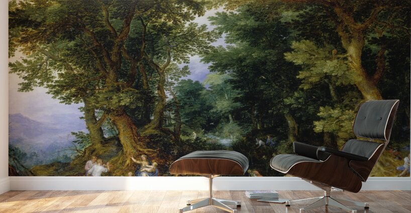 The Mocking of Latona [1601] by Jan Brueghel The Elder [1568–1625] Wall Murals