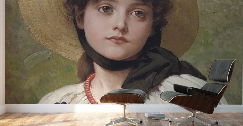 Sweetpeas by George Dunlop Leslie [1835–1921] Wall Murals