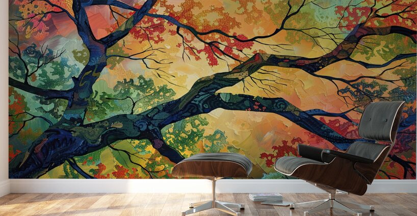 Autumn Embrace NH7B92 62 Wall Murals