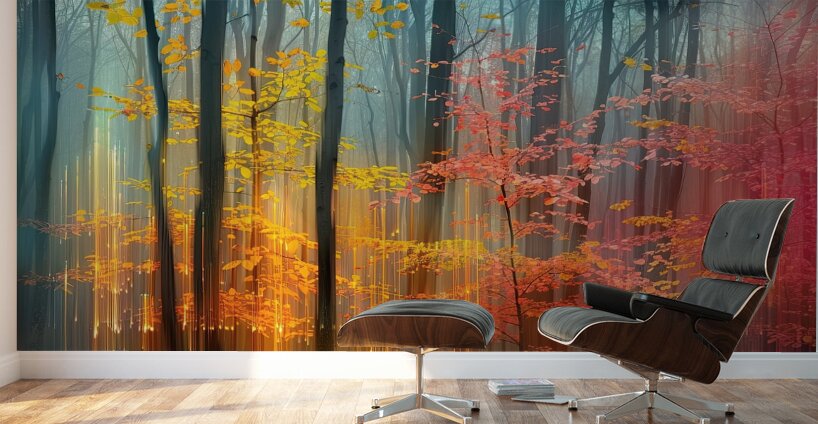 Autumn Light Forest ZX987N 60 Wall Murals