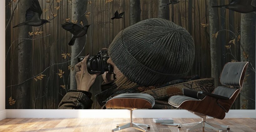 Autumn Murmuration 28H9N4 65 Wall Murals