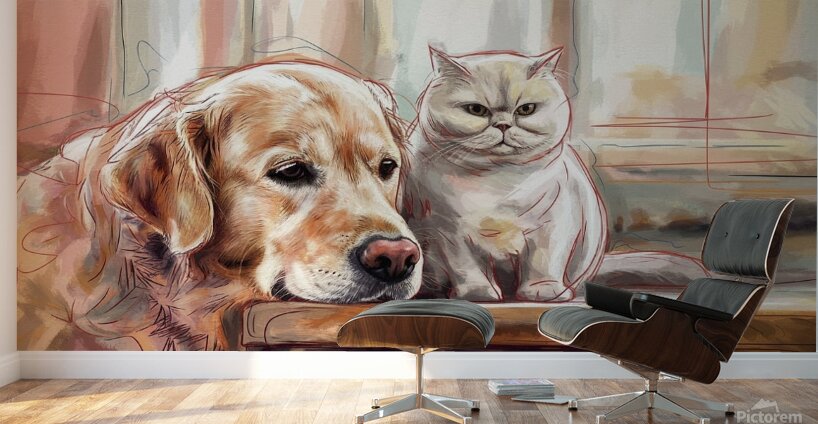 The painting radiates a palpable warmth evoking emotions of desire longing and an unspoken ache for what lies just out of reach. Wall Murals