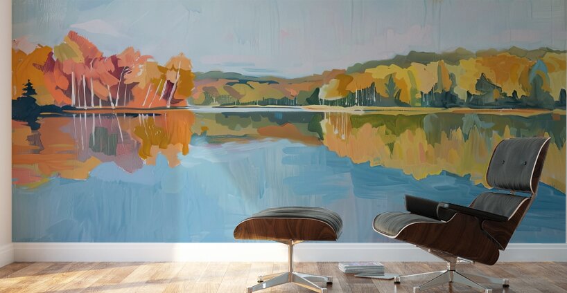 Autumn Reflections 92DH3B 51 Wall Murals