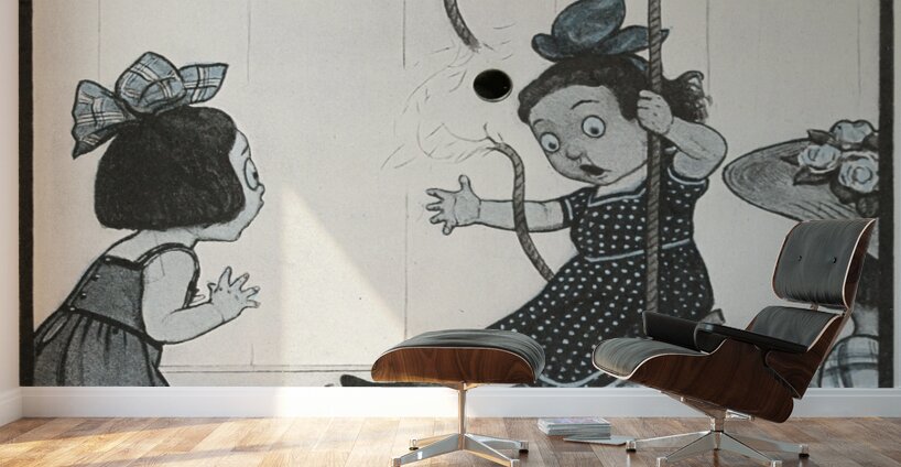 The Hole Book pl 03 [1908] by Peter Newell [1862–1924] Wall Murals