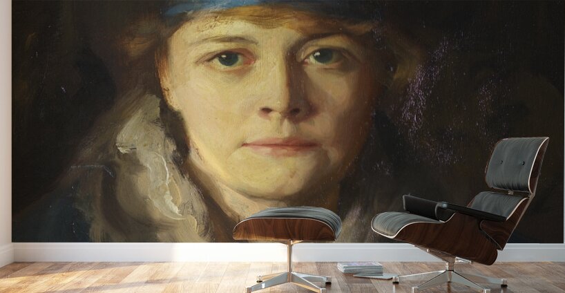 Baroness d’Estournelle de Constant [1922] by Bernhard Österman [1870–1938] Wall Murals