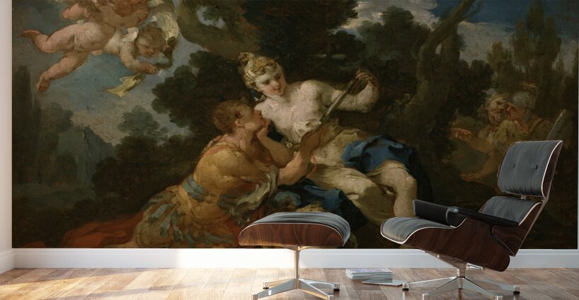 Rinaldo and Armida [1720–1750] by Michele Rocca [1666–ca. 1751] Wall Murals