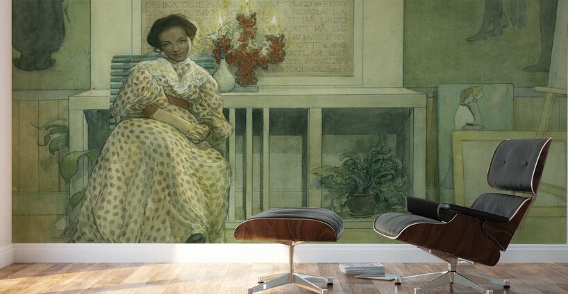 After The Prom [1908] by Carl Larsson [1853–1919] Wall Murals