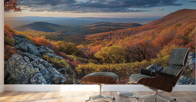 Autumn Vista Overlook H29N5Z 67 Wall Murals