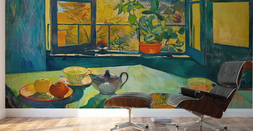 Autumn Window Still Life H9P2N5 55 Wall Murals