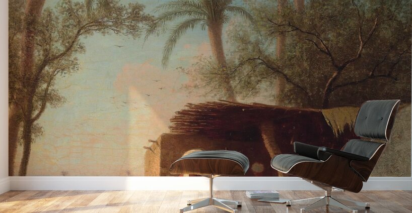 Village in the desert. Algeria by Charles Théodore Frère [1814–1888] Wall Murals