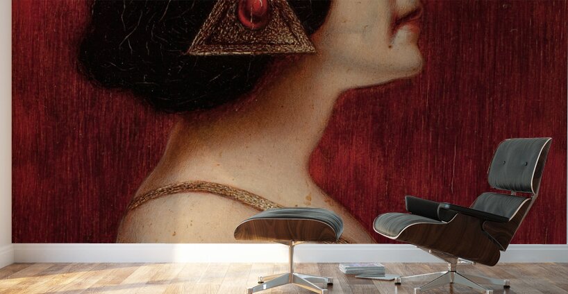 Salome [Woman in Profile in Oriental Jugendstil Costume] [circa 1910] by Ernst Seidl [19th–20th Century] Wall Murals