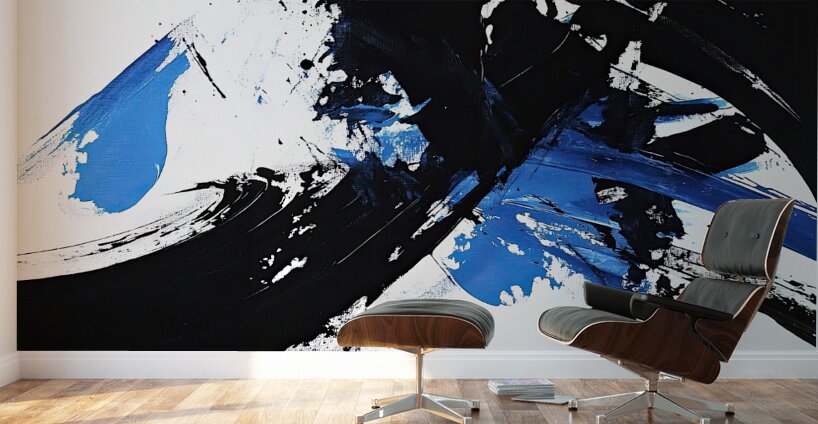 Azure Abyss Dance H3N2P9 58 Wall Murals