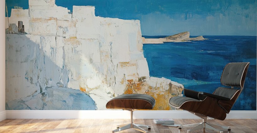 Azure Cliffside Vista H2N9P2 50 Wall Murals