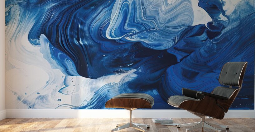 Azure Depths Flowing JH293N 52 Wall Murals