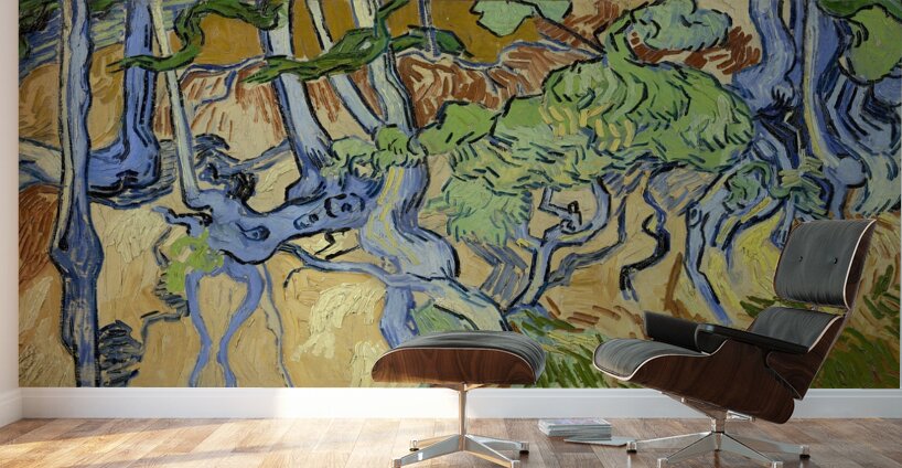Tree–roots by Vincent van Gogh [1853–1890] Wall Murals
