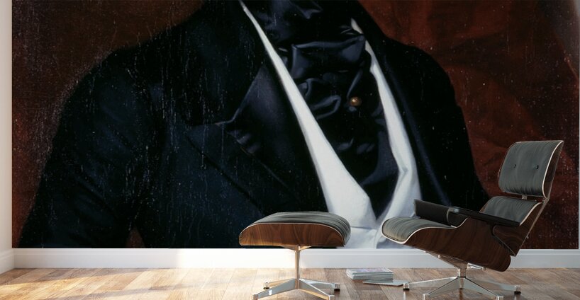 Portrait d’Edouard Caillard [1847] by Victor–Louis Mottez [1809–1897] Wall Murals