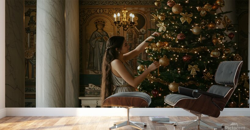 Christmas Girl Wall Murals