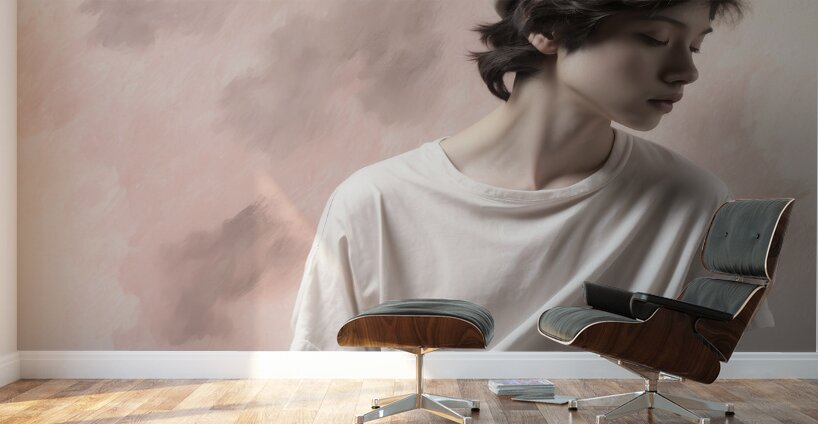 Pastel Pink  Wall Murals