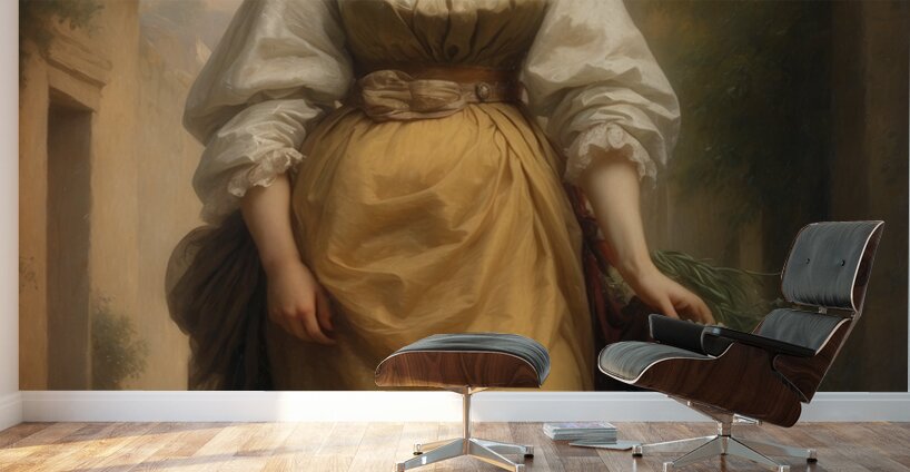 Beauty and Flowers Wall Murals