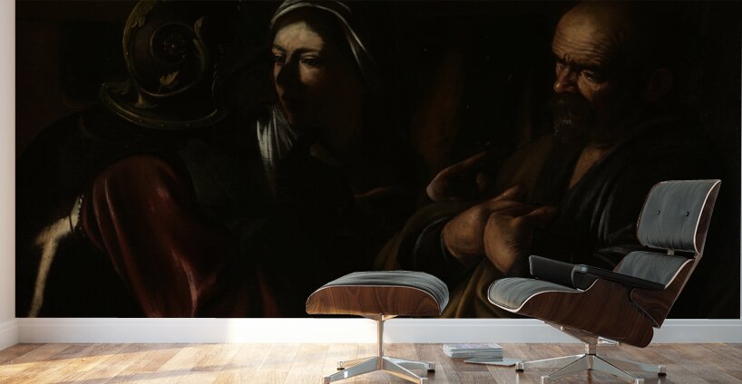 The Denial of Saint Peter [1610] by Caravaggio [1571–1610] Wall Murals