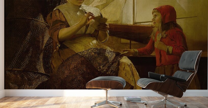 The Card Game by Eduard Charlemont [1848–1906] Wall Murals