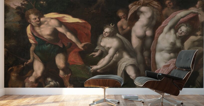 Diana And Acteon by Joseph Heintz The Elder [1564–1609] Wall Murals