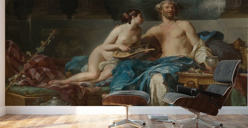 The Pleasures Of Anacreon by Jean Bernard Restout [1732–1797] Wall Murals
