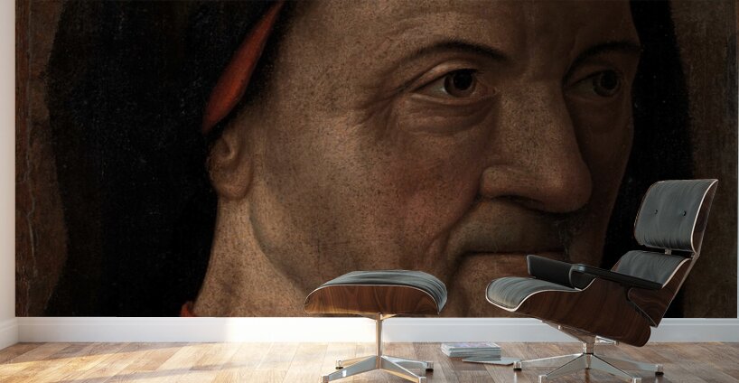 Portrait of an Old Man [ca. 1470–75] by Hugo van der Goes [1467–1482] Wall Murals