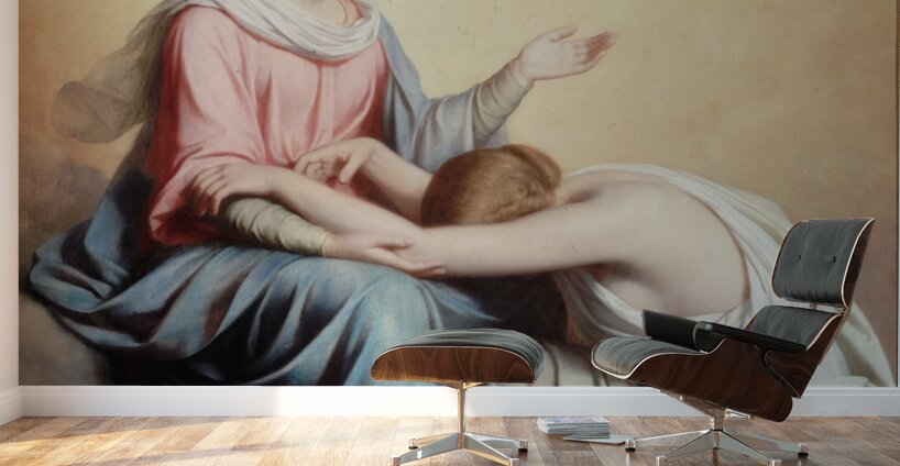 Les litanies de la Vierge [1857] by Auguste Legras [1817–1887] Wall Murals