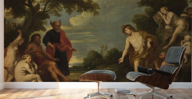 Judgement of Midas by Follower of Jacob Jordaens [1593–1678] Wall Murals