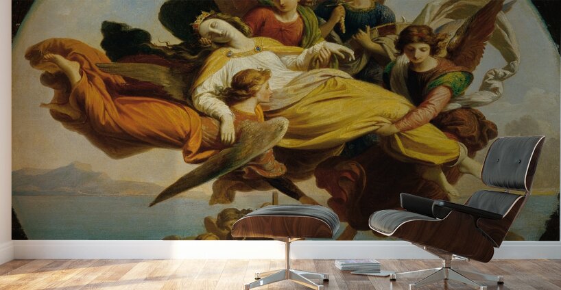 Die Heilige Katharina [1850] by Karl von Blaas [1815–1894] Wall Murals