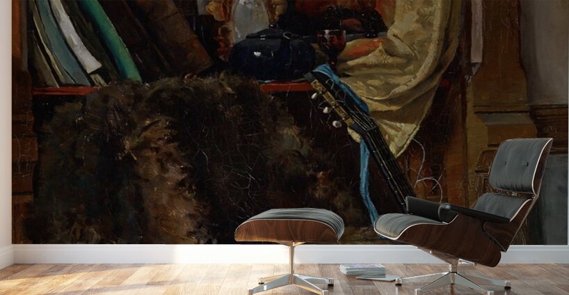 The Bachelor Boudoir [Corner of the Studio] [1883] by Charles J. Fiscus [1861–1884] Wall Murals