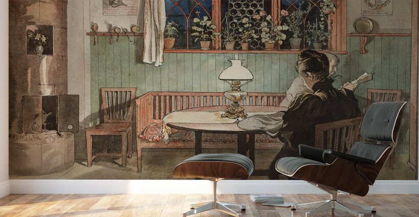 When the Children have Gone to Bed by Carl Larsson [1853–1919] Wall Murals