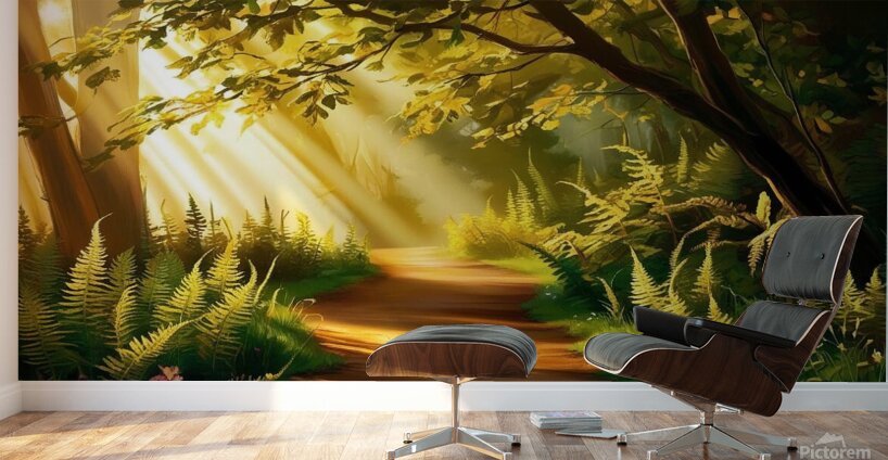 The path to the light 1 Wall Murals