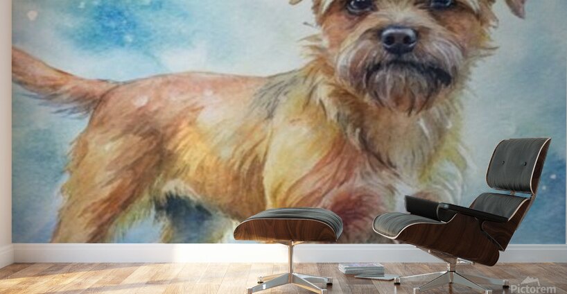  Contemplative Canine Wall Murals