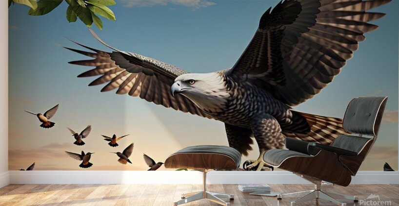 Eagles Flight: A Predator in the Sky Wall Murals