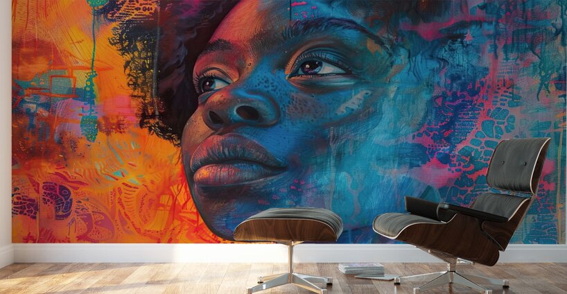 Azure Gaze Forward 2H9N3Z 63 Wall Murals