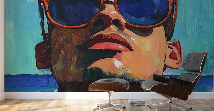 Azure Gaze Summer 9H3N2Z 57 Wall Murals