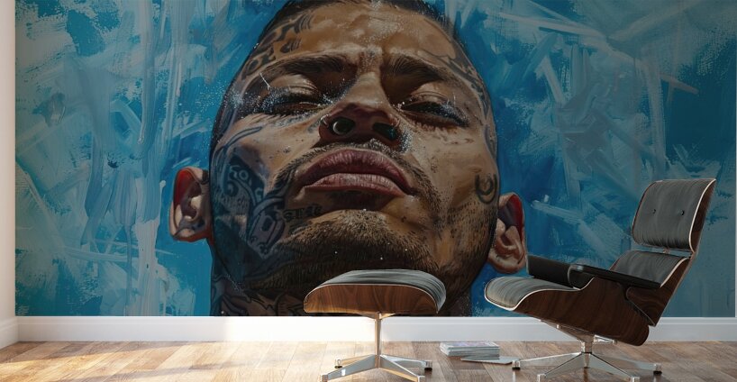 Azure Ink Reverie Y9N5D2 58 Wall Murals