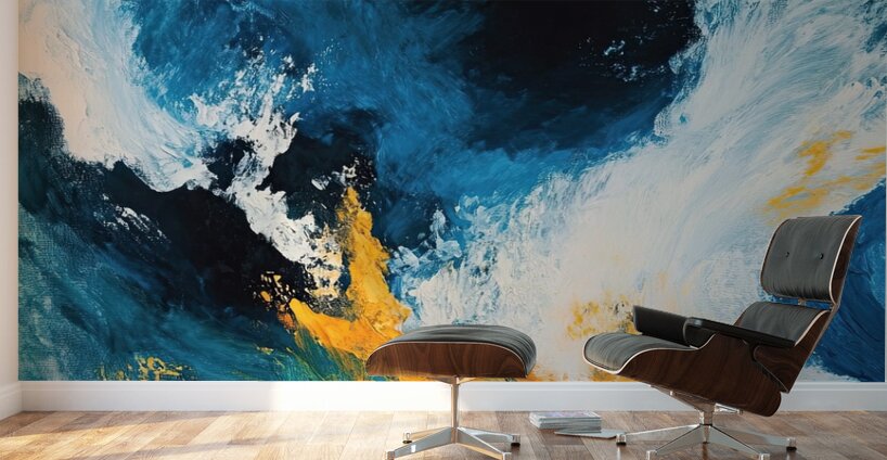 Azure Turbulence NHB925 52 Wall Murals