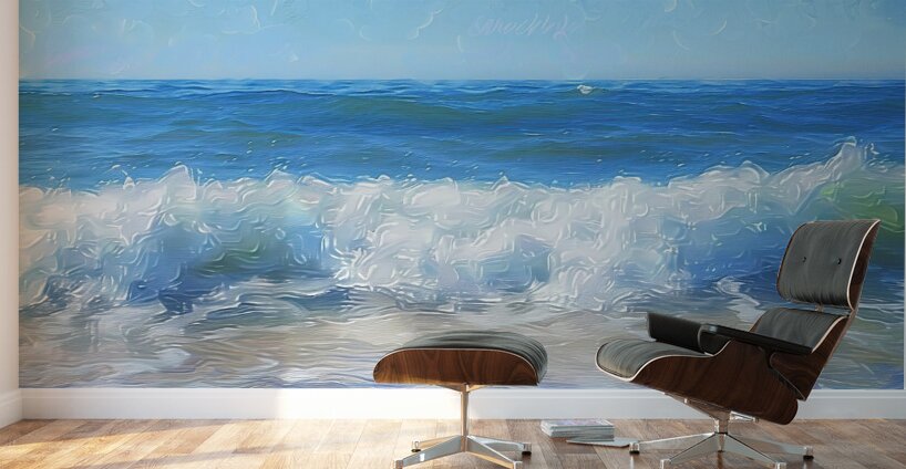Azure Waves Embrace H29P3N 45 Wall Murals