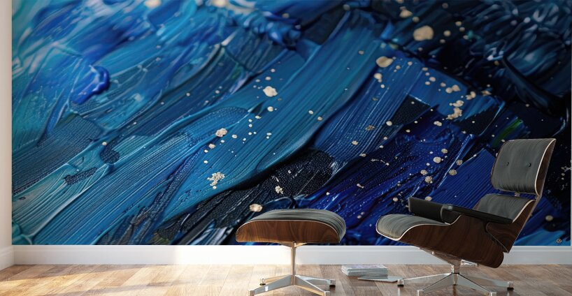 Azure Waves Gold Dust 2P9H7N 60 Wall Murals