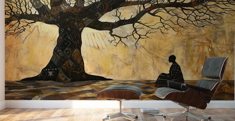Beneath Golden Boughs H3N9P2 60 Wall Murals