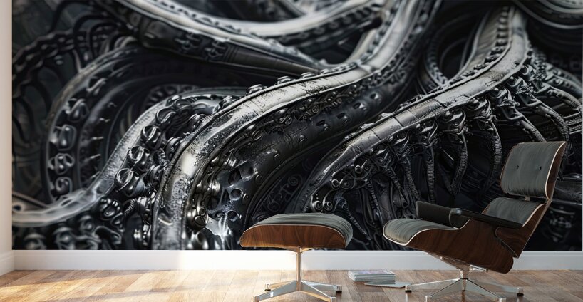 Biomechanical Elegance 7H29P4 45 Wall Murals