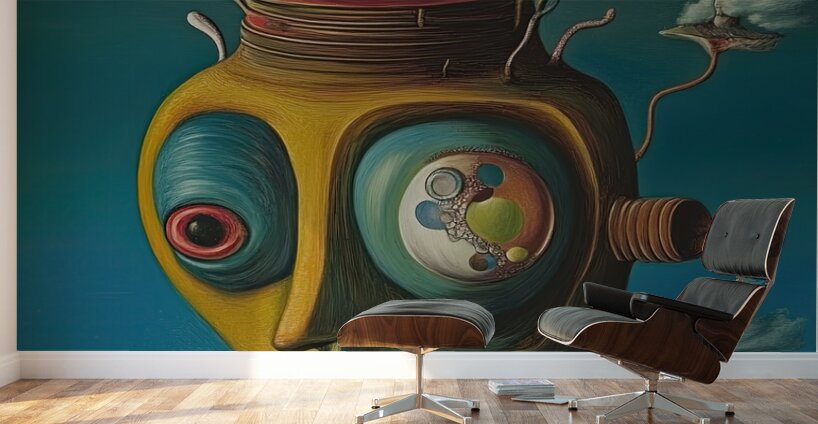 Biomechanical Being 9P3H2N 62 Wall Murals