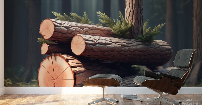 log creator  Wall Murals